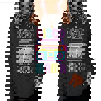 Déguisement De Maman Disco Reine Disco Bébé Des Années 70 Costume Des Années 70 Sweat-shirt pour femme - Cadeauxyz