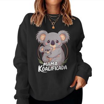 Día De La Madre Koalificada Mamá Hija Hijo Madre Cuello Sudadera Mujer - Regaloses