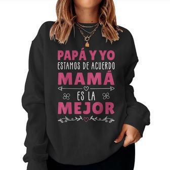 Día De La Madre Regalo Es Mamá Hija Hijo Madre Sudadera Mujer - Regaloses