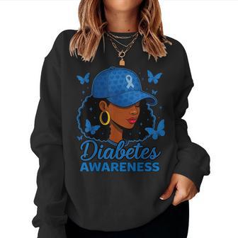 Diabetes Awareness Month Black Women Women Sweatshirt - Thegiftio UK