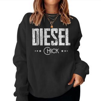 Diesel Chick Donne Truck Driver Cool Women Sweatshirt - Novitaregali