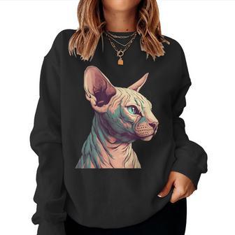 Diseño Artístico Estampadophynx Cat Lover Ownerphynx Mom Dad Cat Sudadera Mujer - Regaloses