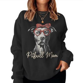 Donna Pitbull Caneintage Festa Della Mamma Per Mammaorella Women Sweatshirt - Novitaregali