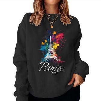 Eiffelturm Paris Mädchen Reise Urlaub Frankreichouvenir Sweatshirt Frauen - Seseable