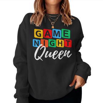 Family Game Night Queen This Is How I Host Game Night Host Women Sweatshirt - Monsterry