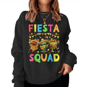 Fiesta Squad Cinco De Mayo Mexican Taco Cactus Women Women Sweatshirt | Mazezy