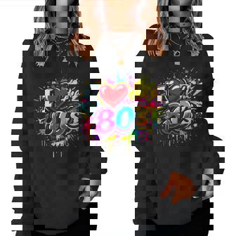 Fun Times I Love The 80S Throwback Un Classique Rétro Des Années 80 Sweat-shirt pour femme - Cadeauxyz