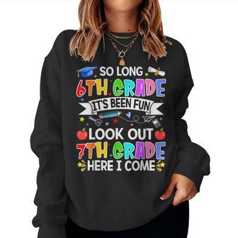 6Th Grade Graduation 2026 Graduate Hello 7Th Grade Women Sweatshirt - Thegiftio UK