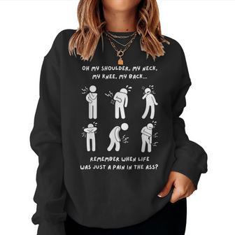 Old People 50Th 60Th 70Th Birthday Fathers Day Women Sweatshirt | Seseable UK
