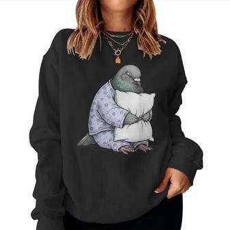 Sleepy Pigeon Pajama Kids Boys And Girls Women Sweatshirt - Thegiftio UK