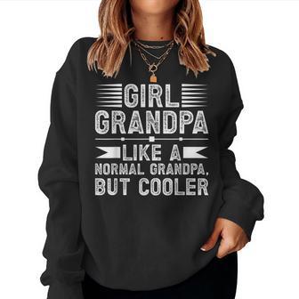 Girl Grandpa Of Girls Grandpa Definition Girls Grandfather Women Sweatshirt | Seseable UK