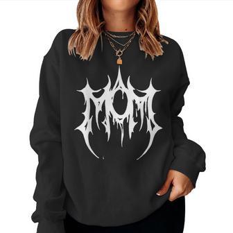 Goth Mom Gothic Mama Grunge Emo Mothers Aesthetic Tarot Y2k Women Sweatshirt - Thegiftio