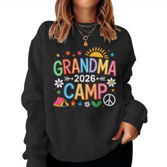 Grandma Camp 2026 Family Vacation Summer Camping Crew Kids Women Sweatshirt - Thegiftio UK