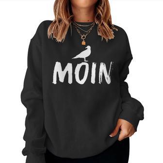 Hamburgo Norddeutsch Plated Deutsch Moin Hamburchouvenir Cuello Sudadera Mujer - Regaloses