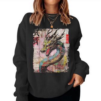 Hip Hop Dragointagetreetwear Moda Y2k Donneestiti Uomo Women Sweatshirt - Novitaregali