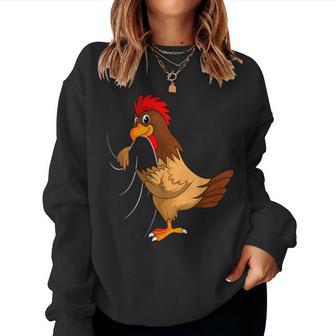 Hühner Landwirt Huhn Kinder Jungen Mädchen Damen Sweatshirt Frauen - Seseable