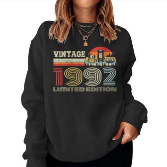 Intage 1992 Classic Birthday 1992 Cassette Tapeintage Cuello Sudadera Mujer - Regaloses