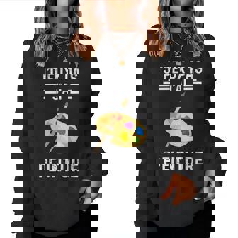 Je Peux Pas J'ai Peinture Humour Peintre Sweat-shirt pour femme - Cadeauxyz