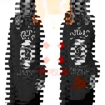 Je Peux Pas J'ai Piscine Canard Humour Piscine Sweat-shirt pour femme - Cadeauxyz