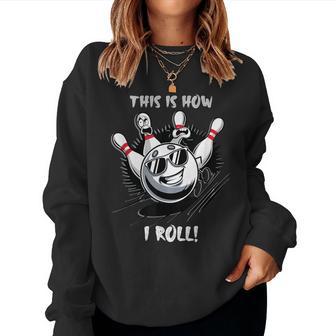Jeu De Bowling Drôle De Conception De Bowling Pour Sweat-shirt pour femme - Cadeauxyz