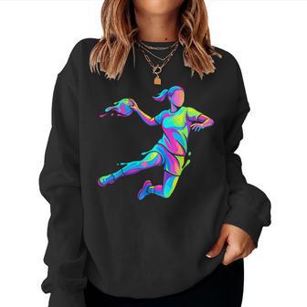 Joueur De Handball Enfant Fille Sweat-shirt pour femme - Cadeauxyz