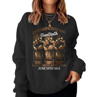 Junenth Emancipation Day Black African Kids Women Sweatshirt - Thegiftio UK