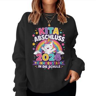 Kita Abgängerin 2026 Einhorn Mädchen Sweatshirt Frauen - Seseable