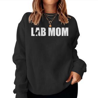 Lab Mom Dog Lover Labrador Retriever Mother's Day Women Sweatshirt | Mazezy