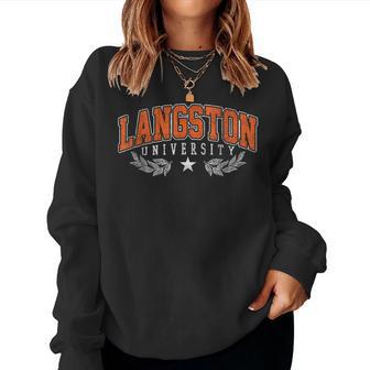 Langston Institute Of Technology Arch Vintage For Women Women Sweatshirt - Thegiftio UK