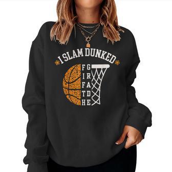 Last Day Of 5Th Grade I Slam Dunked Fifth Grade Boys Women Sweatshirt - Thegiftio UK