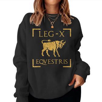Legio X Equestris Julio César Legión Militar Antigua Roma Sudadera Mujer - Regaloses