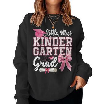 Lil Miss Kindergarten Grad Graduation Last Day Of School Women Sweatshirt - Thegiftio UK