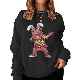 Lindo Anime Conejito Oso Feliz Pascua Es Niñas Y Niños In Mangas Sudadera Mujer - Regaloses