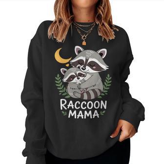 Lindo Otoño Mapache Mapache Es Mamá Mamá Madre Mamá Sudadera Mujer - Regaloses
