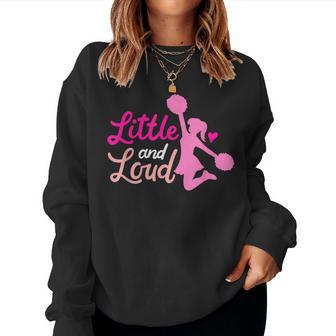 Little And Loud チアリーダー コスチューム チアリーディング 女の子 レディーススウェットシャツ - Kawaiitshirt