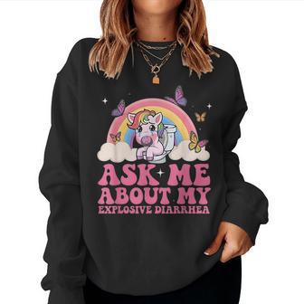 Lustiger Unangemessener Peinlicher Gag Meme Erwachsene Humor Frauen Sweatshirt Frauen - Seseable