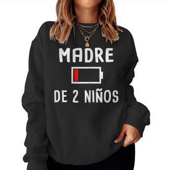 Madre De 2 Hijos Madre De 2 Niños Sudadera Mujer - Regaloses