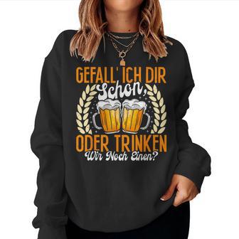 Malle Gefall Ich Dirchon Lustiges Mallorca Party Sweatshirt Frauen - Seseable