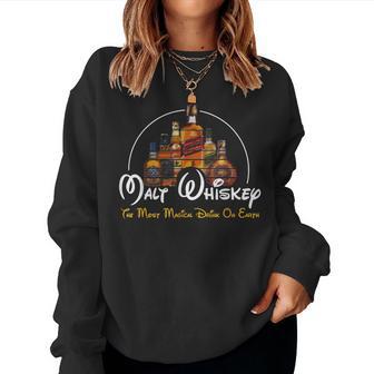 Malt Whiskey Most Magical Drink On Earth Women Sweatshirt - Monsterry