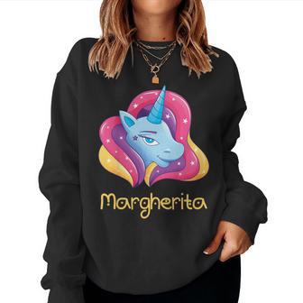 Margherita Regalo Nome Ragazza Unicorno Women Sweatshirt - Novitaregali