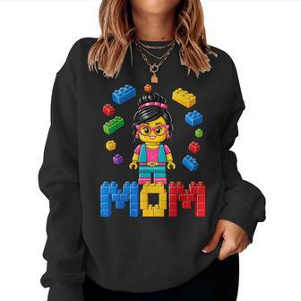 Master Builder Mom Brick Block Building Blocks Women Sweatshirt | Seseable UK