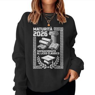 Maturità 2026 Liceo Classicocuola Diploma Women Sweatshirt - Novitaregali