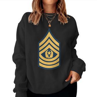 Militare Delergente Maggiore E-9 Del Comando Dell'esercito Women Sweatshirt - Novitaregali