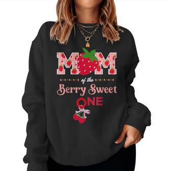 Mom Of The Berryweet One First Birthday Fragola Women Sweatshirt - Novitaregali