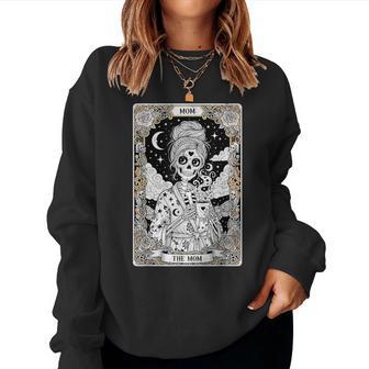 The Mom Tarot Card Skeleton Vintage Gothic Mother Day Women Sweatshirt - Thegiftio