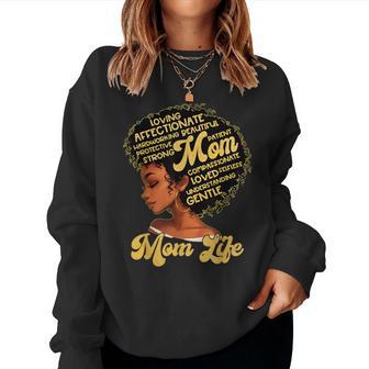 Mother's Day Black Mom Life African American Pride Women Women Sweatshirt - Monsterry