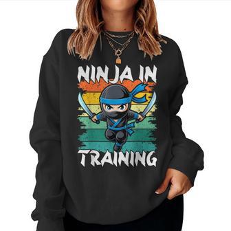 Ninja In Training Costume Party Warrior Boys Girls Kids Women Sweatshirt | Seseable UK