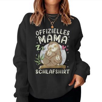 Offizielles Mamachlaf Mutter Und Kinder Faultiere Sweatshirt Frauen - Seseable