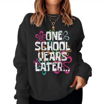 One School Year Later Meme Last Day Of School Teacher Women Sweatshirt - Thegiftio UK