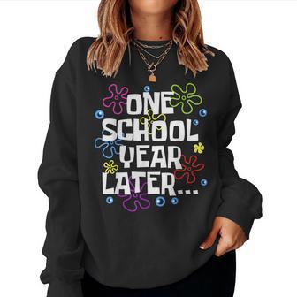 One School Year Later Summer Last Day Of School Teacher Kids Women Sweatshirt - Thegiftio UK